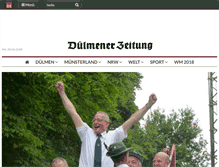Tablet Screenshot of dzonline.de